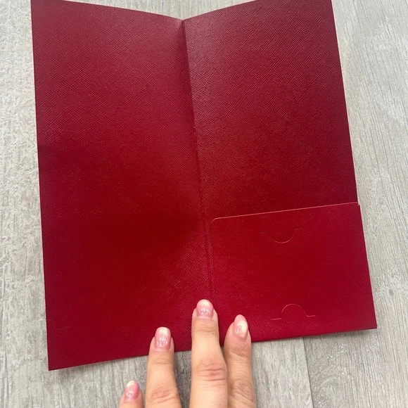 2X authentic  Cartier Receipt / Money Holder - Picture 4 of 5